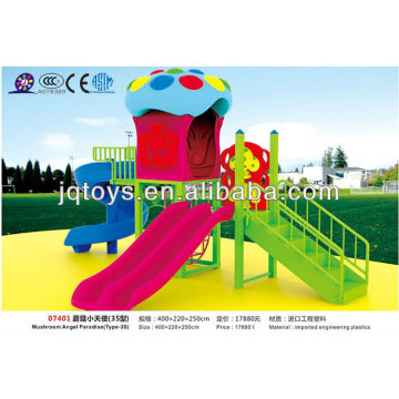 JS07401 Popular Kids Outdoor Plastic Playground Equipment